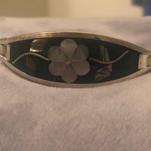 Alpaca silver bracelet (Mexico)